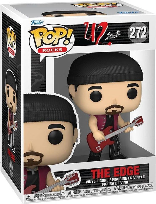 Funko Pop U2 Rocks ZooTv  The Edge Vinyl Figure