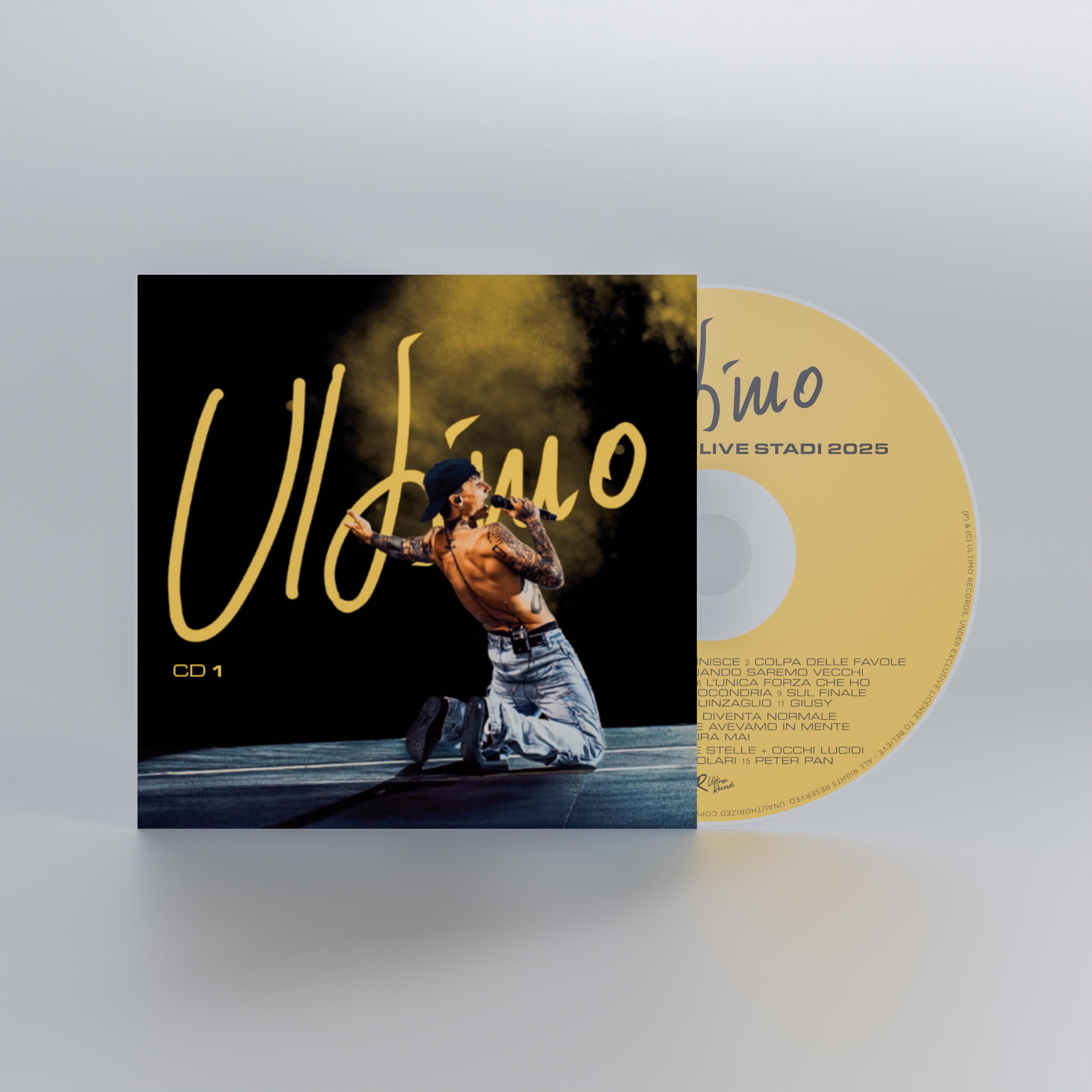 Ultimo Live Stadi 2025 Box Doppio CD Symphony Livorno – Symphony Shop