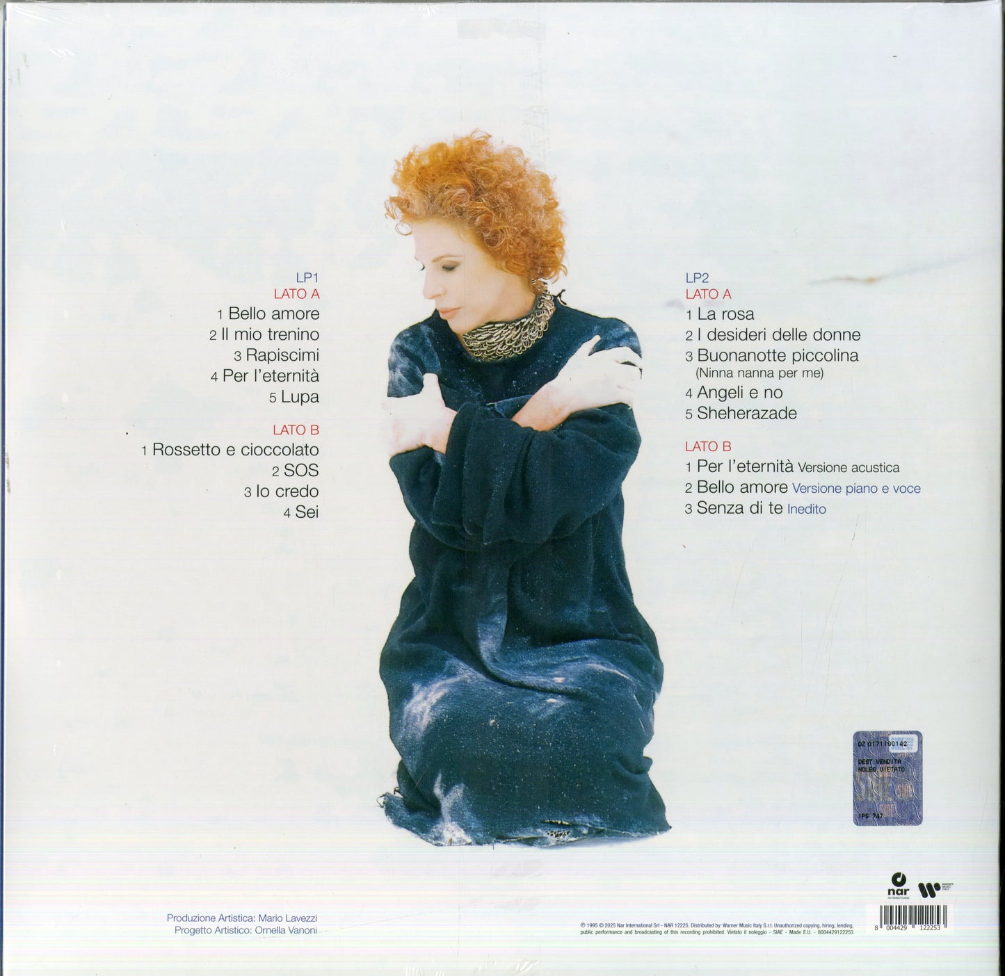 Ornella Vanoni Sheherazade 30Th Anniversario Doppio Vinile Rosso & Blu Trasparente LP