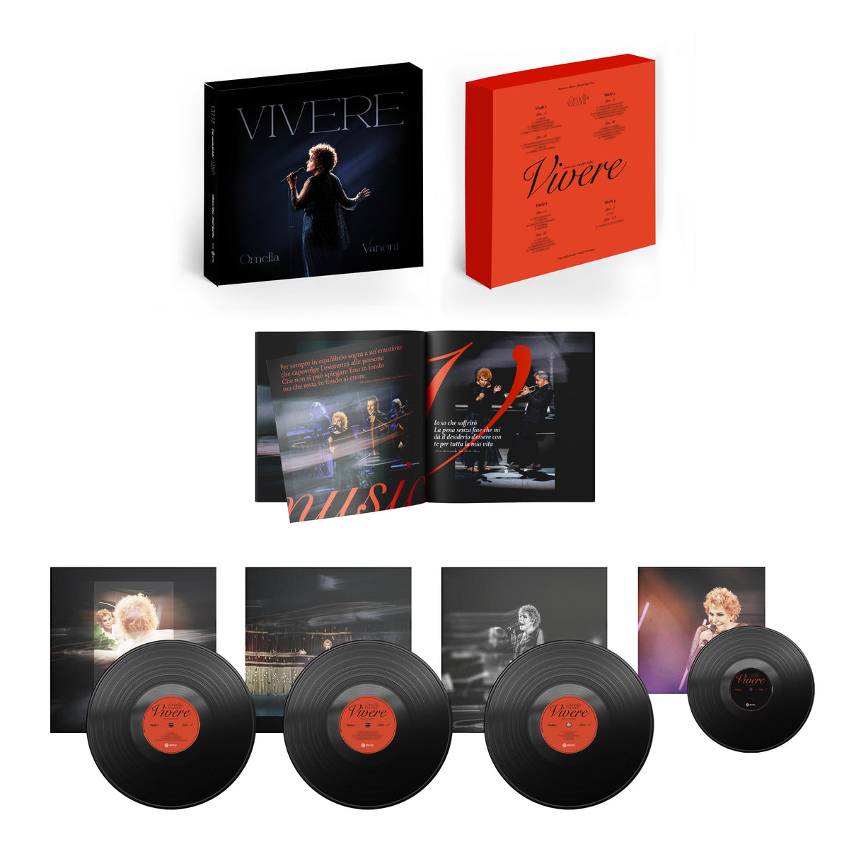Ornella Vanoni Vivere – Il mio concerto più bello! Box 3 LP + 45 Giri Limitato e Numerato Pre Order Dal 13 Novembre