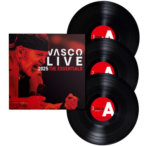 Vasco Rossi Vasco Live 2025 The Essentials Triplo Vinile Nero 180Gr. Numerato Lp Pre Order Dal 14 Novembre