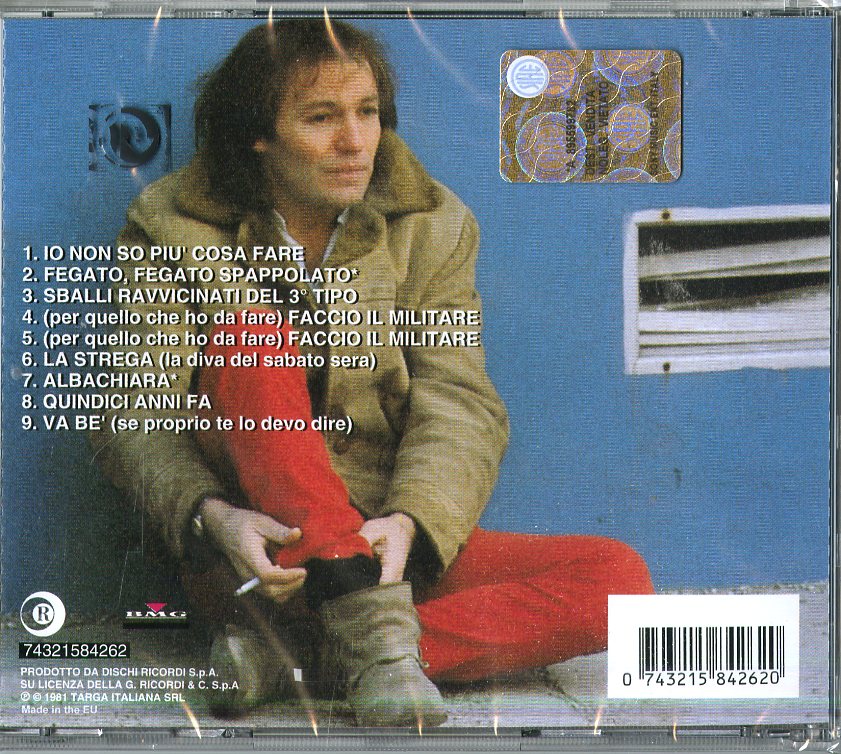 Vasco Rossi Albachiara CD