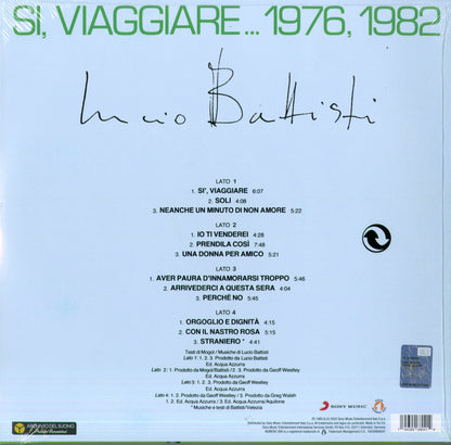 Lucio Battisti – Sì, viaggiare… 1976, 1982 | 2LP vinile nero | In offerta