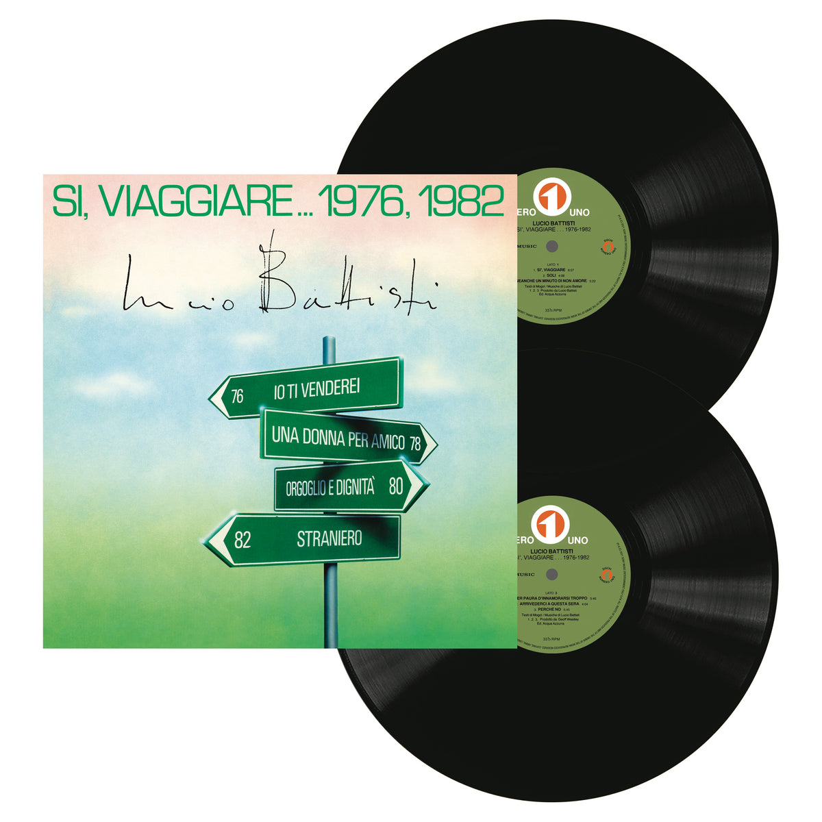 Lucio Battisti – Sì, viaggiare… 1976, 1982 | 2LP vinile nero | In offerta