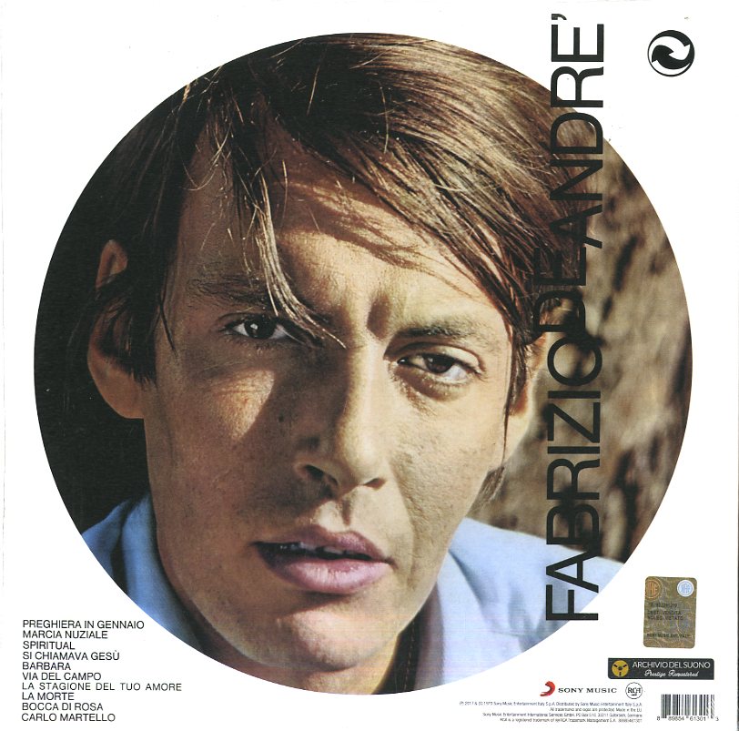 Fabrizio De André – Volume 1 | LP vinile nero