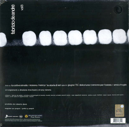 Fabrizio De André – Volume 8 | LP vinile nero