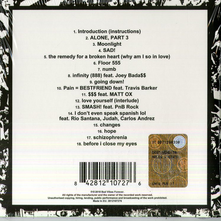 Xxxtentacion ? CD