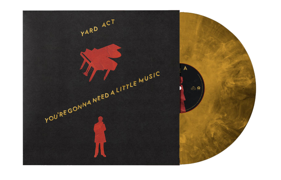 Yard Act You're Gonna Need a Little Music LP Colorato Marmorizzato Giallo Esclusiva Indie