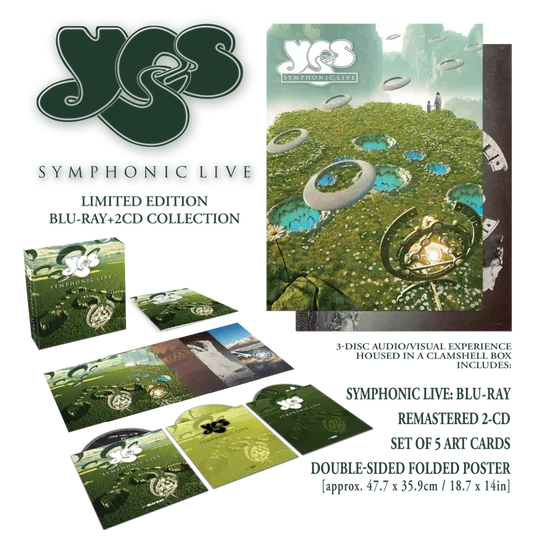 Yes Symphonic Live Doppio Cd + Blu-Ray