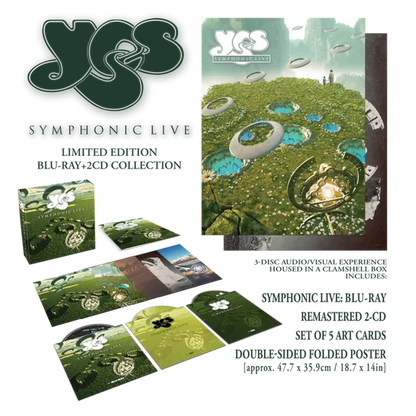 Yes Symphonic Live Doppio Cd + Blu-Ray