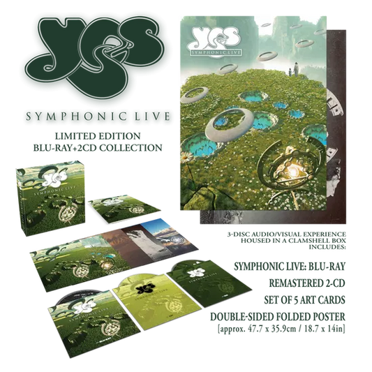 Yes Symphonic Live Doppio Cd + Blu-Ray