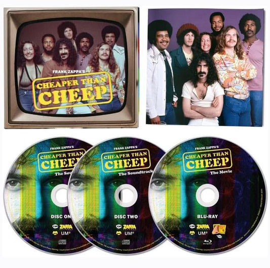 Frank Zappa Cheaper Than Cheep Box 2 CD + Blu-Ray