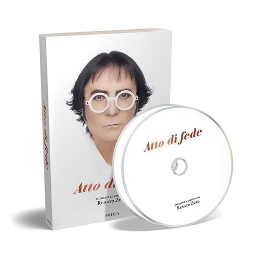 Renato Zero Atto Di Fede Doppio Cd + Libro Con Copertina Cartonata
